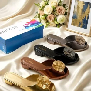 Bamboo Low Heel Shoe
