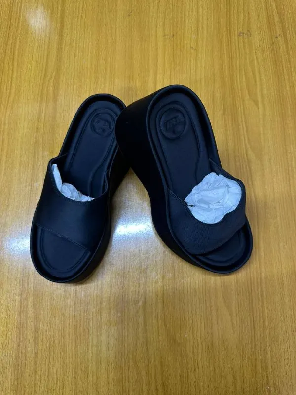 Moulded Platform Wedge Slippers