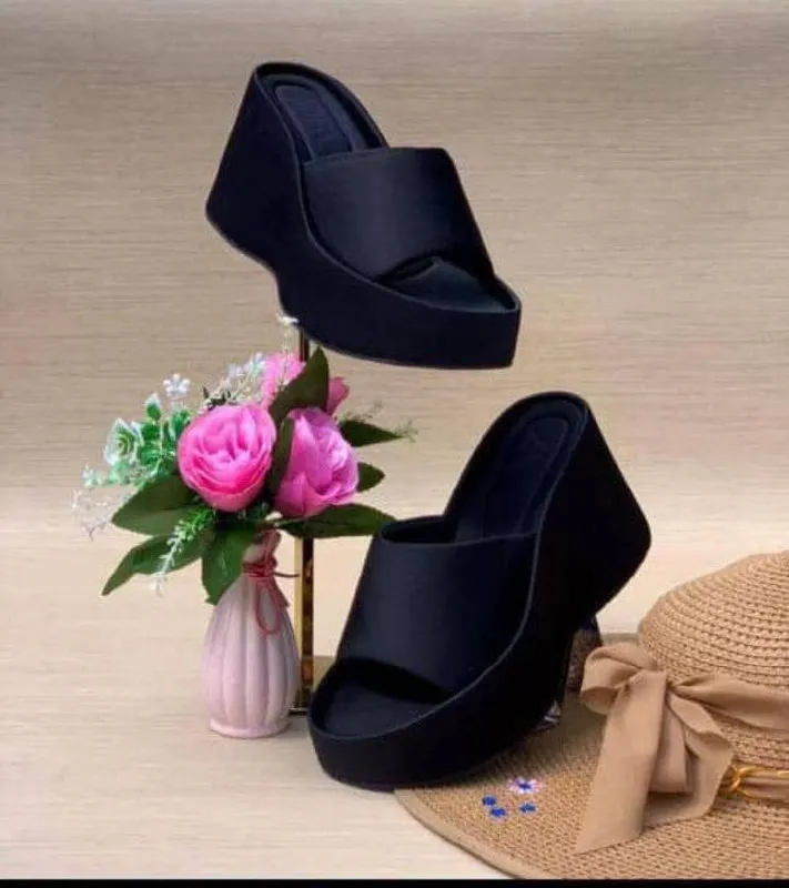 Platform Wedge Mule